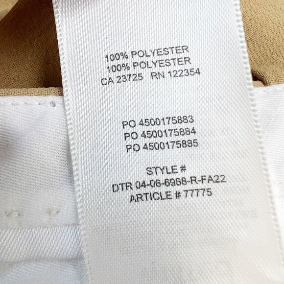 Wilfred Effortless Anyway Pants Pleated High Rise Wide Straight Leg Trousers - 0 - Picture 8 of 12